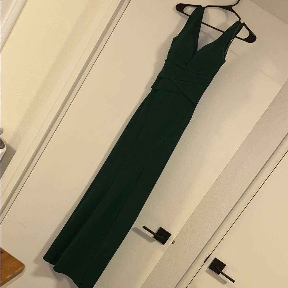 Elegant Green Evening Gown